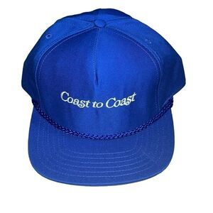 Vintage Coast to Coast Blue & White SnapBack Baseball Hat
